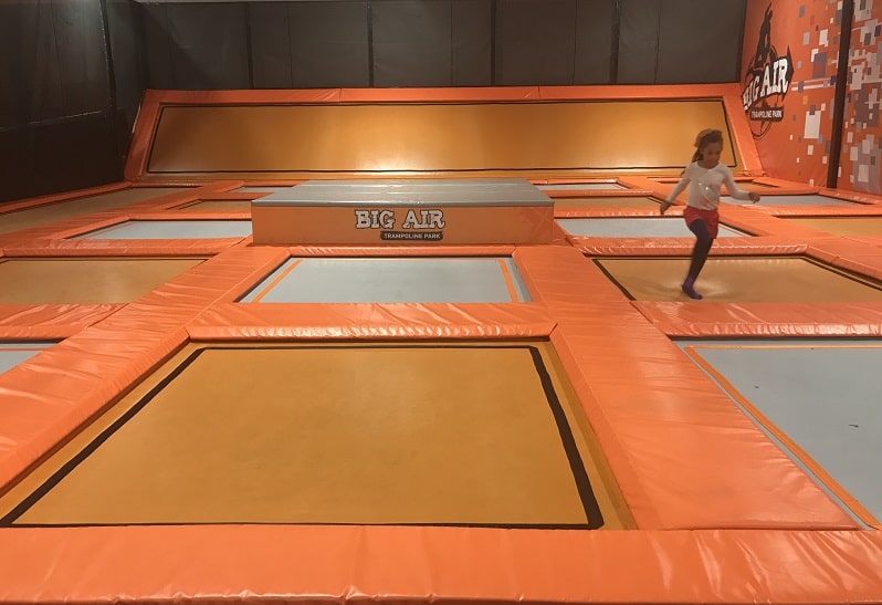 Main trampoline course at Big Air Trampoline Park Chandler