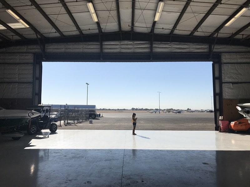 Visiting the Hangar at the Chandler Municipal Airport