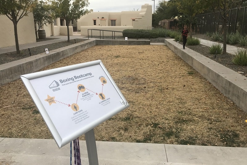 The Chandler Museum courtyard