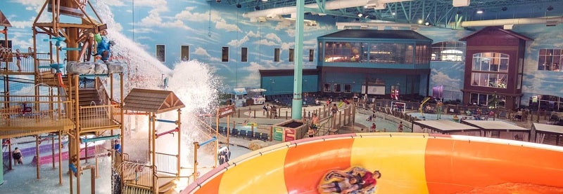 Water park at Great Wolf Lodge in Williamsburg Virginia