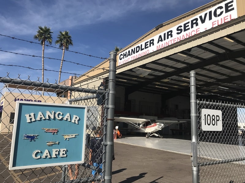 hangar cafe in chandler arizona