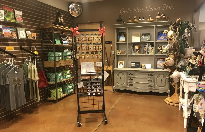 Owl's Nest Nature Store in the Environmental Education Center at Veterans Oasis Park