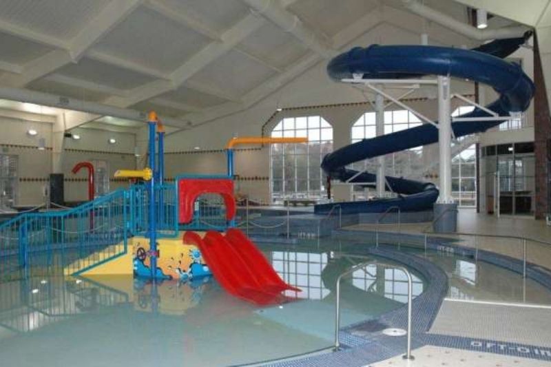 claude moore swimming pool and slides