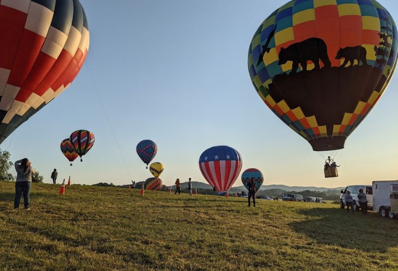 Hot Air Balloon at Balloons Over Rockbridge