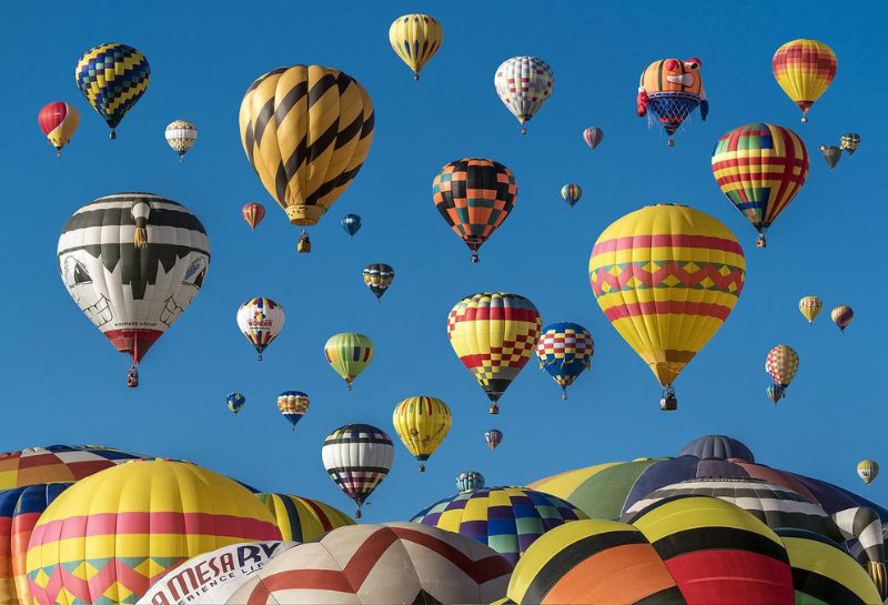 Stock image of Balloon festival