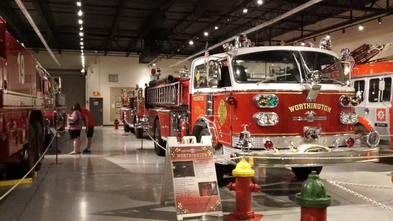 Firetrucks at museum