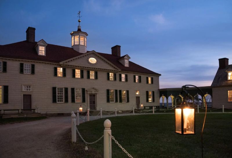 An evening at Mount Vernon