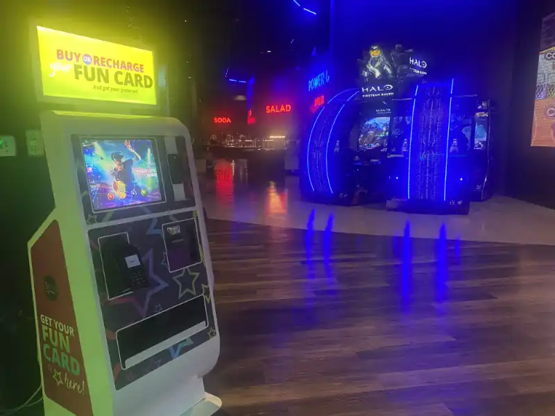 The Fun Card machine at Jake's Unlimited arcade.