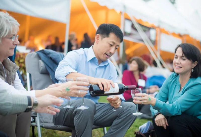 Wine festival at Mount Vernon