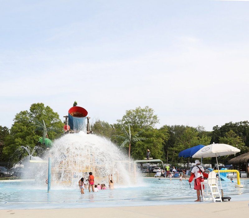 kids having fun at a waterpark